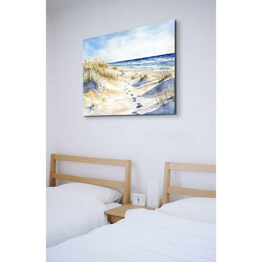 Coastal Dune Path Canvas Print - 11 tall x14 wide